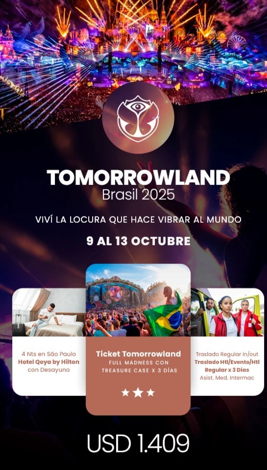 Tomorrowland llega a Brasil